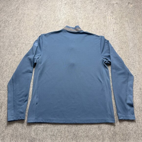 Greyson Siasconset 1/4 Zip Pullover Men M Blue Golf Performance Nylon Stretch - Picture 8 of 15